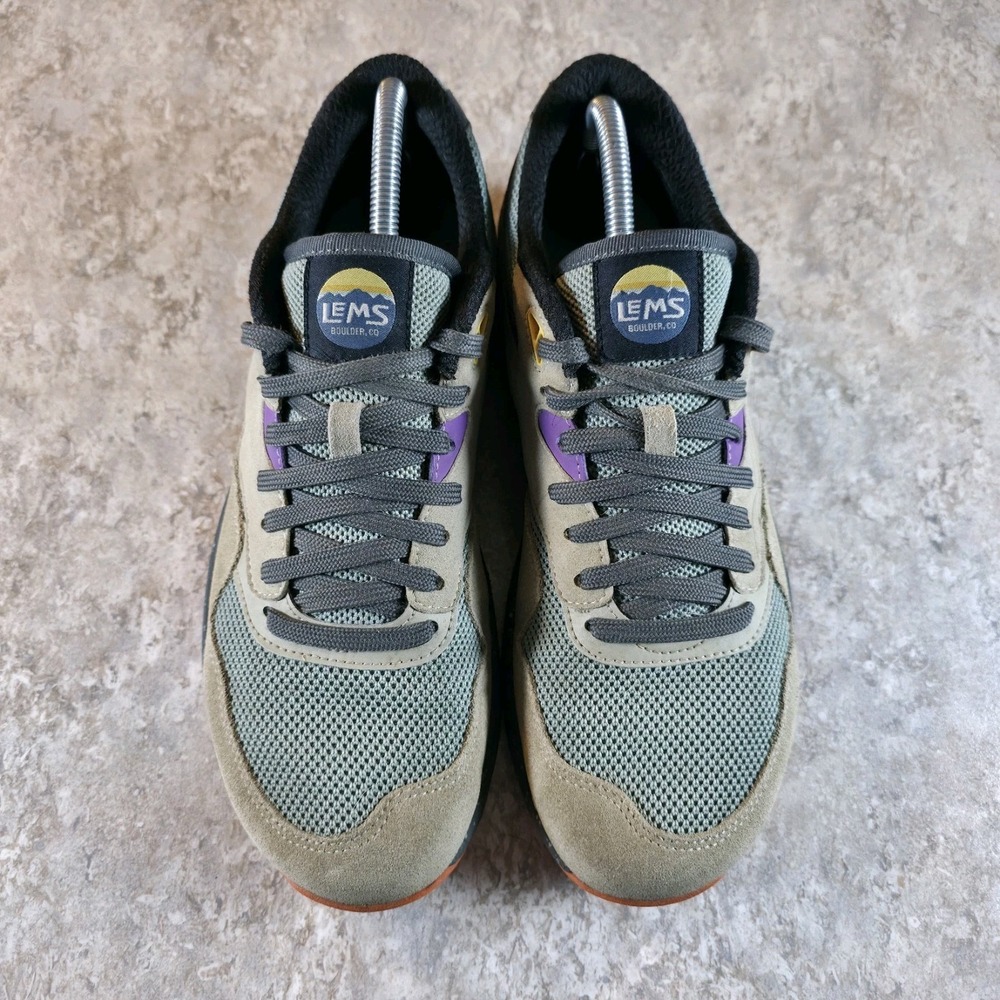 Lems Trailhead Shoes Mens 9.5 Mercury Sunset Hiking Trail Sneakers Lace Up - Picture 3 of 9